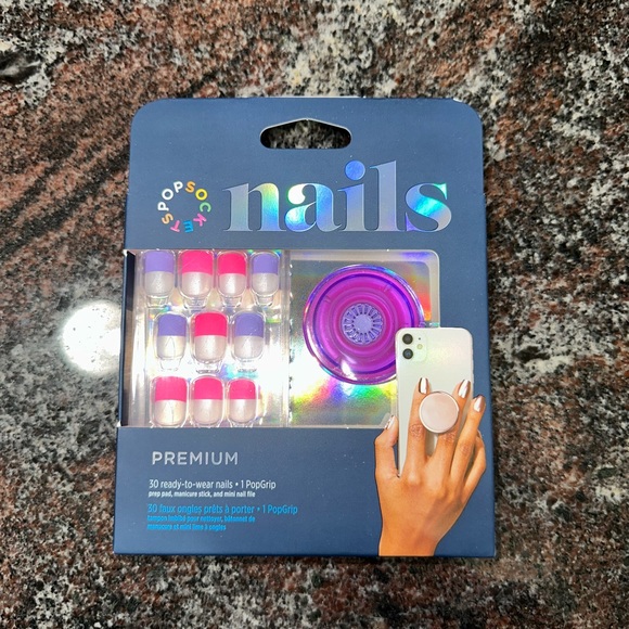 PopSocket Other - NWT PopSocket Nails and PopGrip matching set